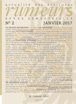 Revue Rumeurs n°2 (Revue Rumeurs Actualité des écritures)